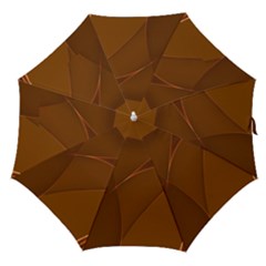 Brown Background Waves Abstract Brown Ribbon Swirling Shapes Straight Umbrellas by Nexatart