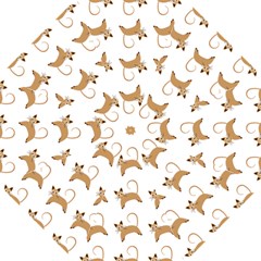 Cute Cats Seamless Wallpaper Background Pattern Hook Handle Umbrellas (medium) by Nexatart