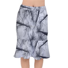 Trees Without Leaves Mermaid Skirt by Nexatart