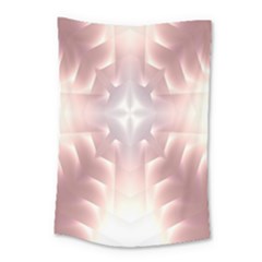 Neonite Abstract Pattern Neon Glow Background Small Tapestry by Nexatart