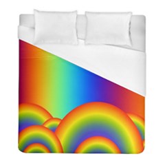 Background Rainbow Duvet Cover (full/ Double Size)