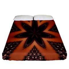 Digital Kaleidoskop Computer Graphic Fitted Sheet (queen Size)