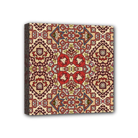 Seamless Pattern Based On Turkish Carpet Pattern Mini Canvas 4  X 4  by Nexatart