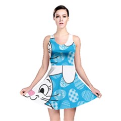 Easter Bunny  Reversible Skater Dress by Valentinaart