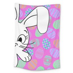 Easter Bunny  Large Tapestry by Valentinaart
