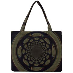 Dark Portal Fractal Esque Background Mini Tote Bag