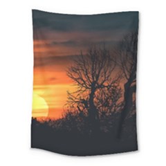 Sunset At Nature Landscape Medium Tapestry by dflcprints