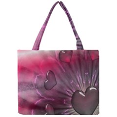 Love Hearth Background Wallpaper Mini Tote Bag by Nexatart