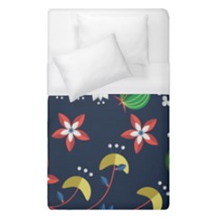 Origami Flower Floral Star Leaf Duvet Cover (single Size) by Mariart