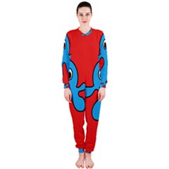 Creature Forms Funny Monster Comic Onepiece Jumpsuit (ladies)  by Nexatart