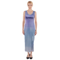 Business Background Blue Corporate Fitted Maxi Dress by Nexatart