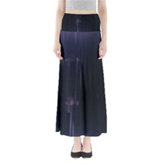 Abstract Dark Stylish Background Maxi Skirts by Nexatart