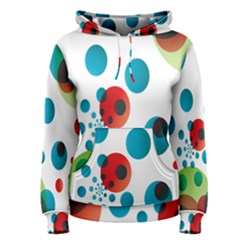Polka Dot Circle Red Blue Green Women s Pullover Hoodie by Mariart