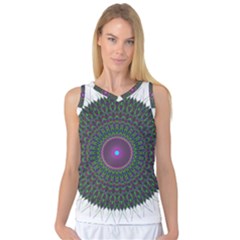 Pattern District Background Women s Basketball Tank Top