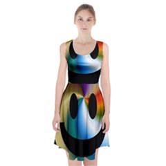 Simple Smiley In Color Racerback Midi Dress by Nexatart