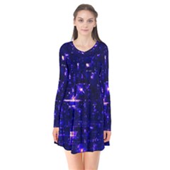 /r/place Indigo Flare Dress by rplace