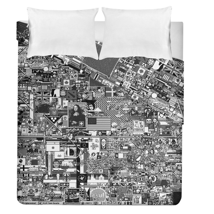 /r/Place Retro Duvet Cover Double Side (Queen Size)