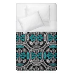 Geometric Arabesque Duvet Cover (single Size) by linceazul