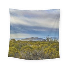 Patagonian Lanscape Scene, Santa Cruz, Argentina Square Tapestry (small) by dflcprints