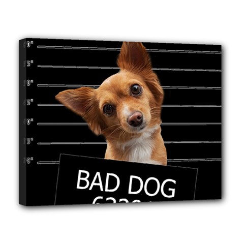 Bad Dog Canvas 14  X 11  by Valentinaart