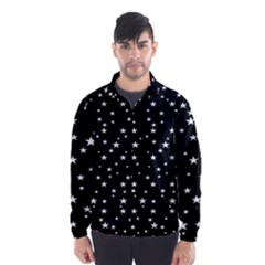 Black Star Space Wind Breaker (men) by Mariart