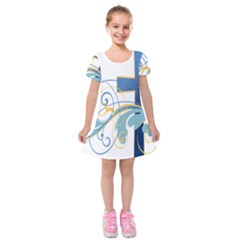 Easter Clip Art Free Religious Kids  Short Sleeve Velvet Dress by Mariart