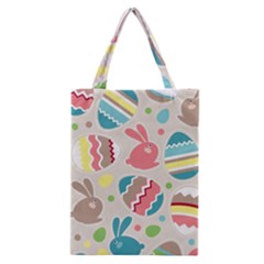 Easter Rabbit Bunny Rainbow Classic Tote Bag by Mariart