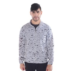 Musical Notes Song Wind Breaker (men) by Mariart