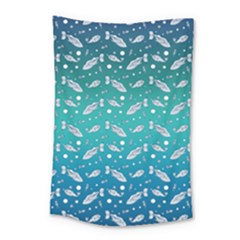 Under The Sea Paisley Small Tapestry by emilyzragz