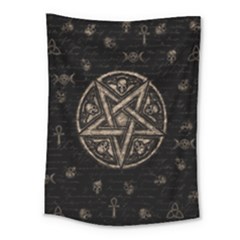 Witchcraft Symbols  Medium Tapestry by Valentinaart