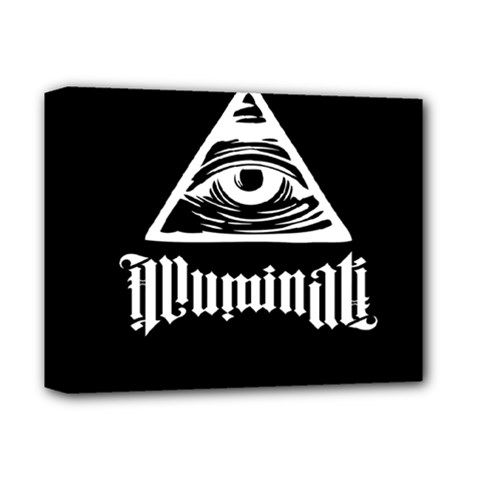 Illuminati Deluxe Canvas 14  X 11  by Valentinaart