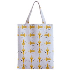 Spaceships Pattern Zipper Classic Tote Bag by linceazul