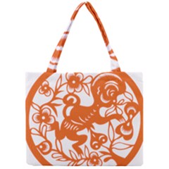 Chinese Zodiac Horoscope Monkey Star Orange Mini Tote Bag by Mariart