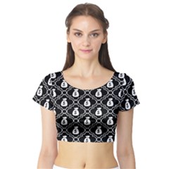 Dollar Money Bag Short Sleeve Crop Top (tight Fit) by Mariart