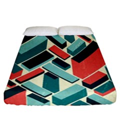 German Synth Stock Music Plaid Fitted Sheet (california King Size) by Mariart