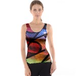 Graphic Shapes Experimental Rainbow Color Tank Top