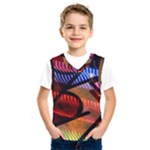 Graphic Shapes Experimental Rainbow Color Kids  SportsWear