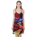 Graphic Shapes Experimental Rainbow Color Camis Nightgown