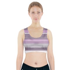 Pattern Sports Bra With Pocket by Valentinaart