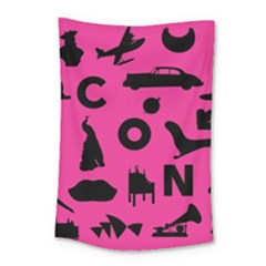 Car Plan Pinkcover Outside Small Tapestry by Mariart