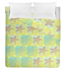 Starfish Duvet Cover Double Side (queen Size) by linceazul