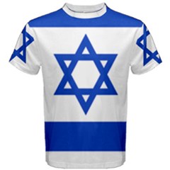 Flag Of Israel Men s Cotton Tee by abbeyz71