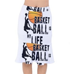 Basketball Is My Life Mermaid Skirt by Valentinaart