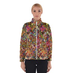 Multicolored Retro Spots Polka Dots Pattern Winterwear