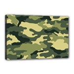 Camouflage Camo Pattern Canvas 18  x 12 