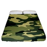 Camouflage Camo Pattern Fitted Sheet (Queen Size)