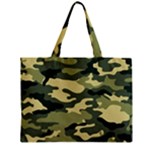 Camouflage Camo Pattern Zipper Mini Tote Bag