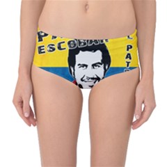 Pablo Escobar Mid-waist Bikini Bottoms by Valentinaart