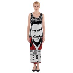 Pablo Escobar Fitted Maxi Dress by Valentinaart