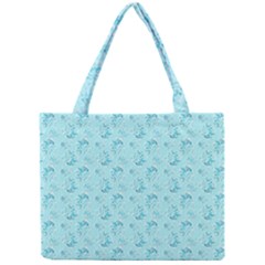 Floral Pattern Mini Tote Bag by ValentinaDesign